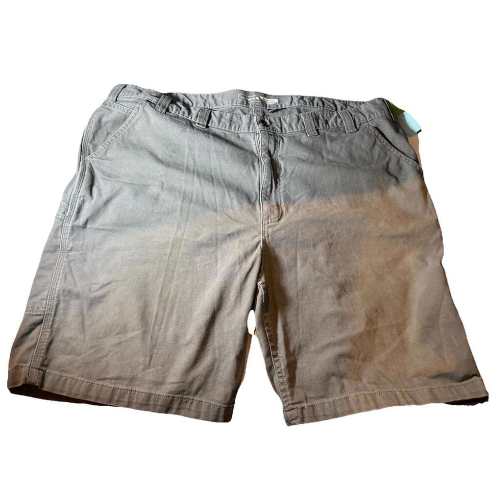 Carhartt Rugged Flex Relaxed Fit Canvas Work Shorts Men's 46 Gray